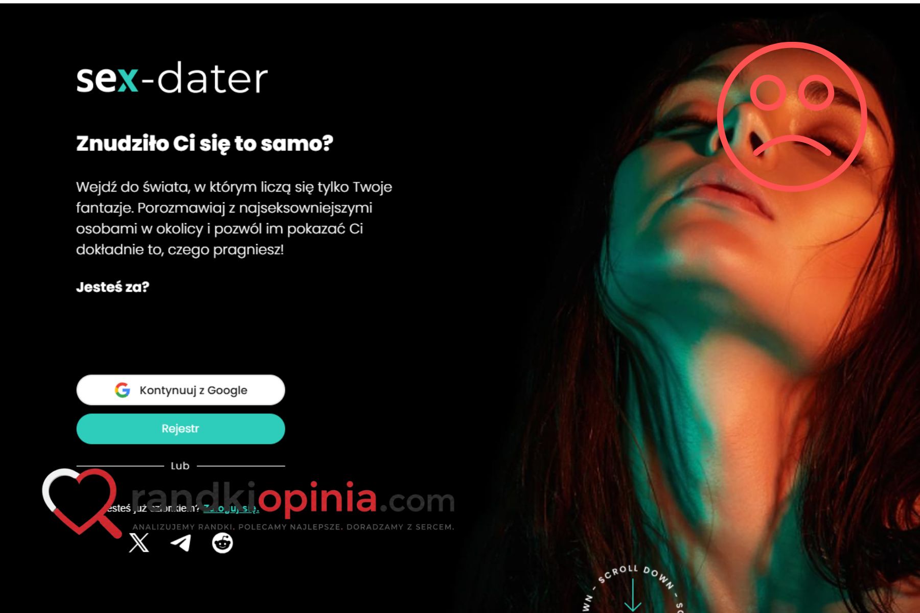 Recenzja sex-dater.com: Neony, fejkowe profile i bezczelne naciąganie na kasę sex dater oszustwo