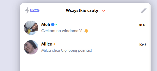 bez zdjęć, bez opisu, a co pięć minut pojawia się nowa wiadomość.