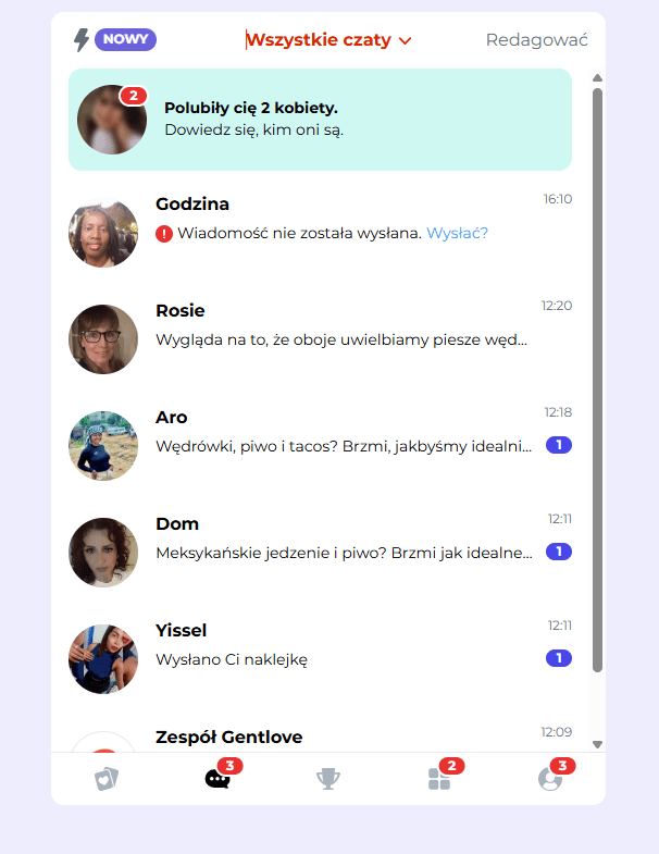 Wiadomości otrzymane w ciągu kilku sekund po rejestracji. Co za sukces!