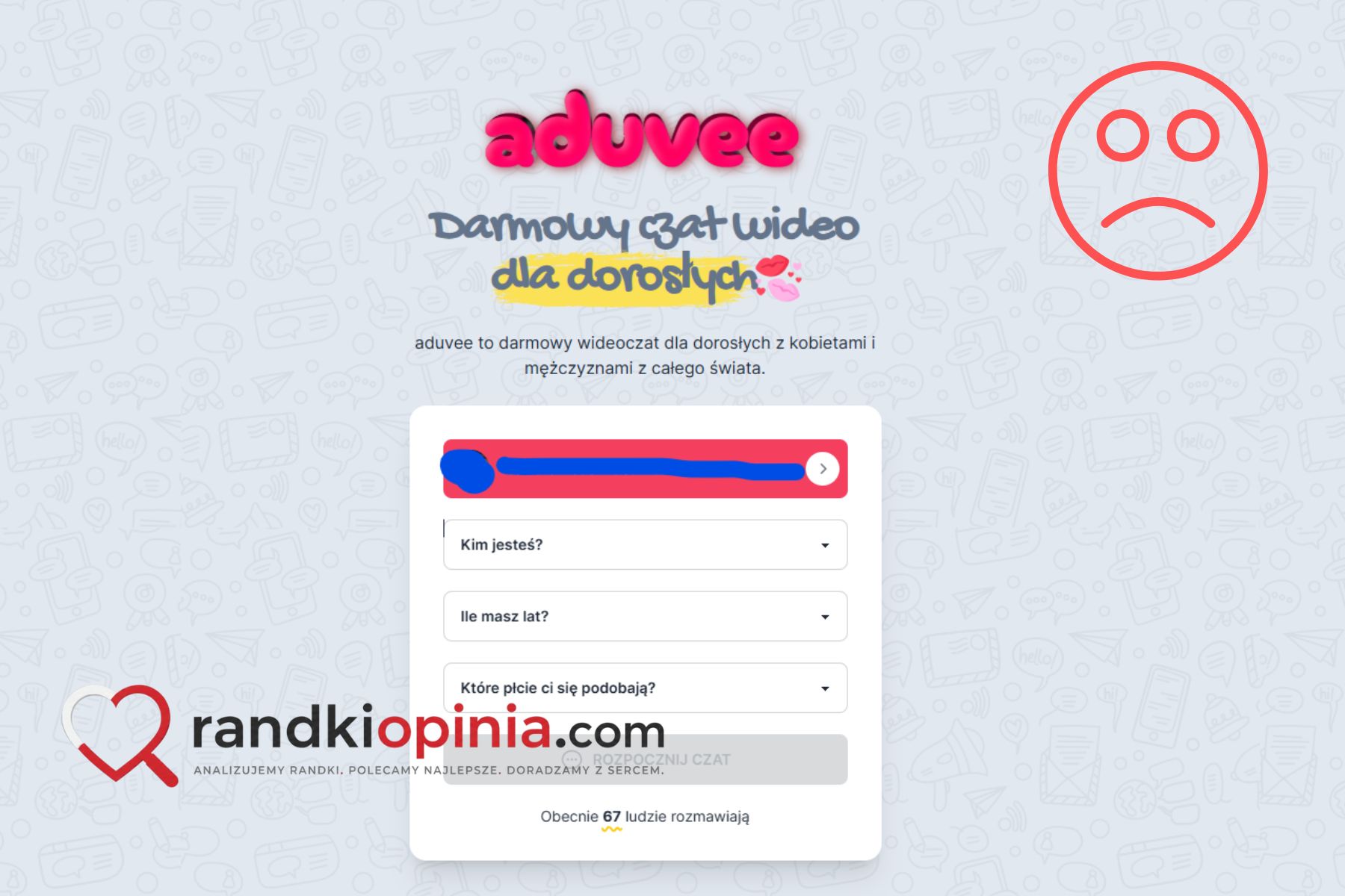Aduvee: Darmowy czat wideo dla dorosłych czy kolejna sprytna ściema z tej samej sieci klonów?